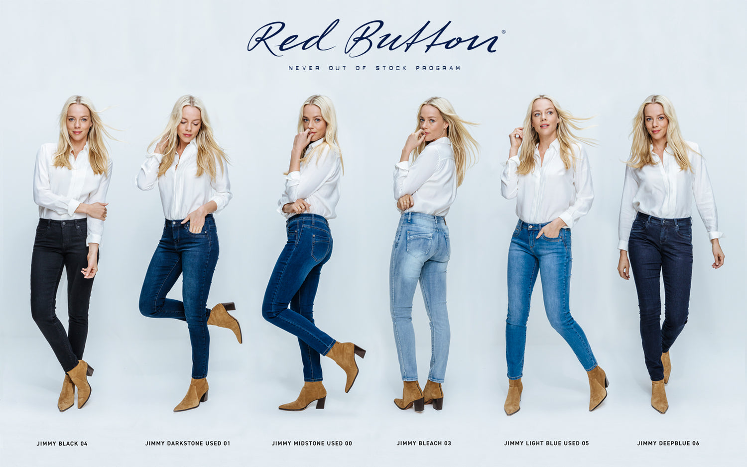 RED BUTTON JEANS - NEW SEASON