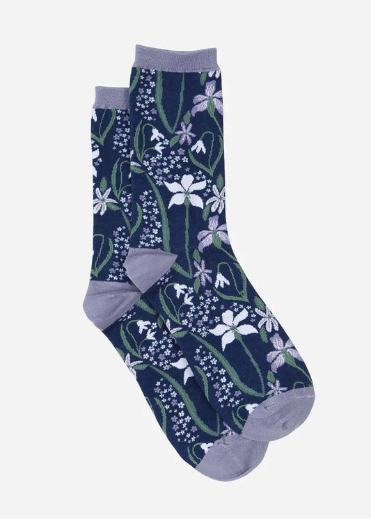 MSH - Women’s Bamboo Socks / Navy Iris
