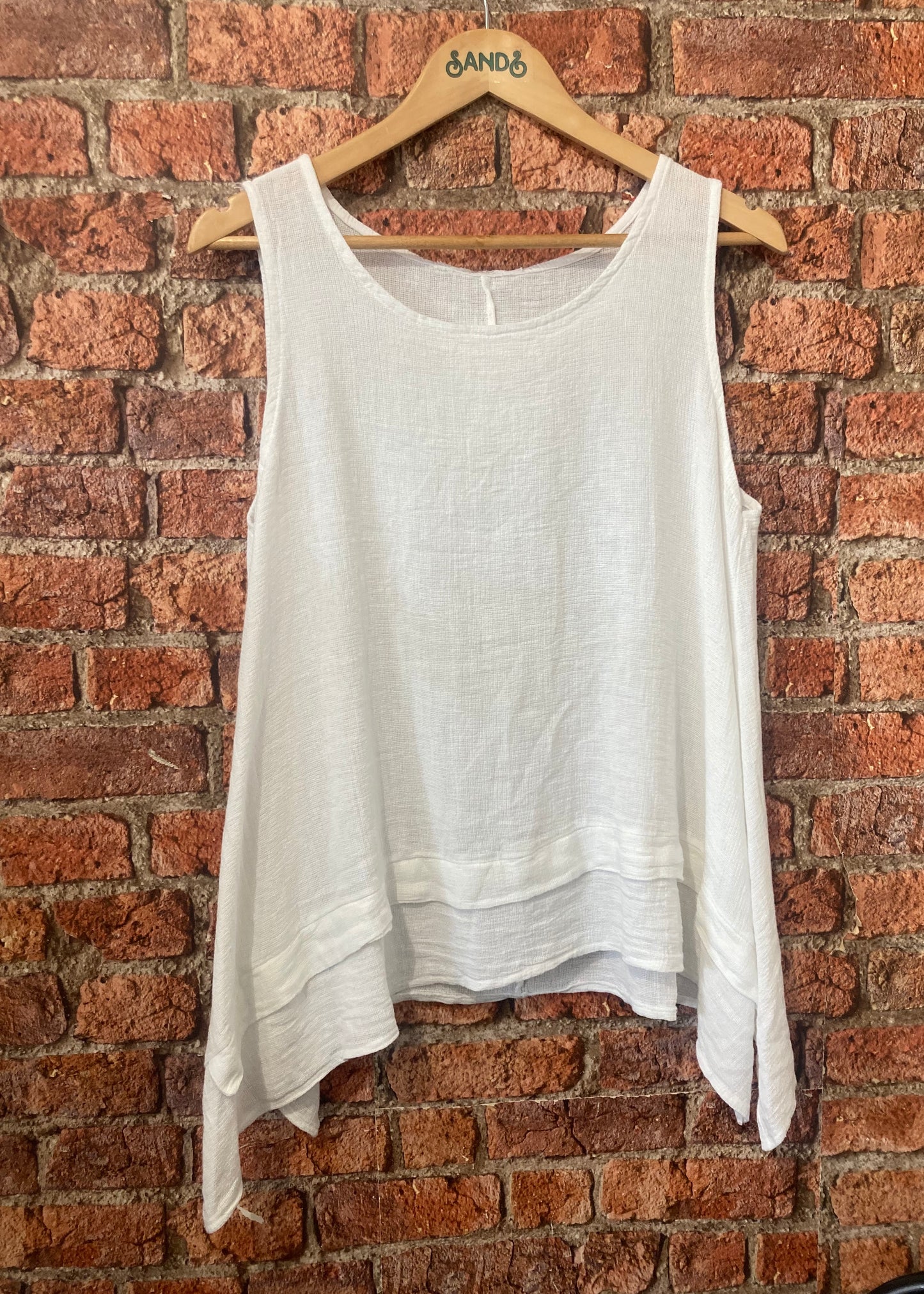 Sands - Washed Linen Sleeveless Top / Various Colours