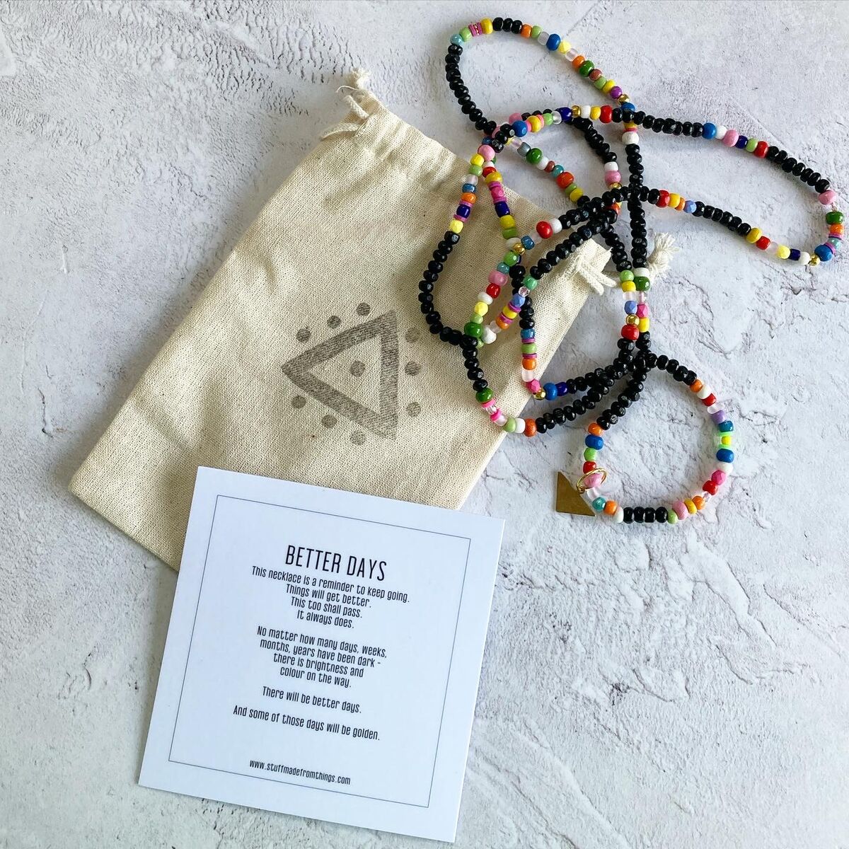 Stuff Made From Things - Better Days Beaded Long Necklace
