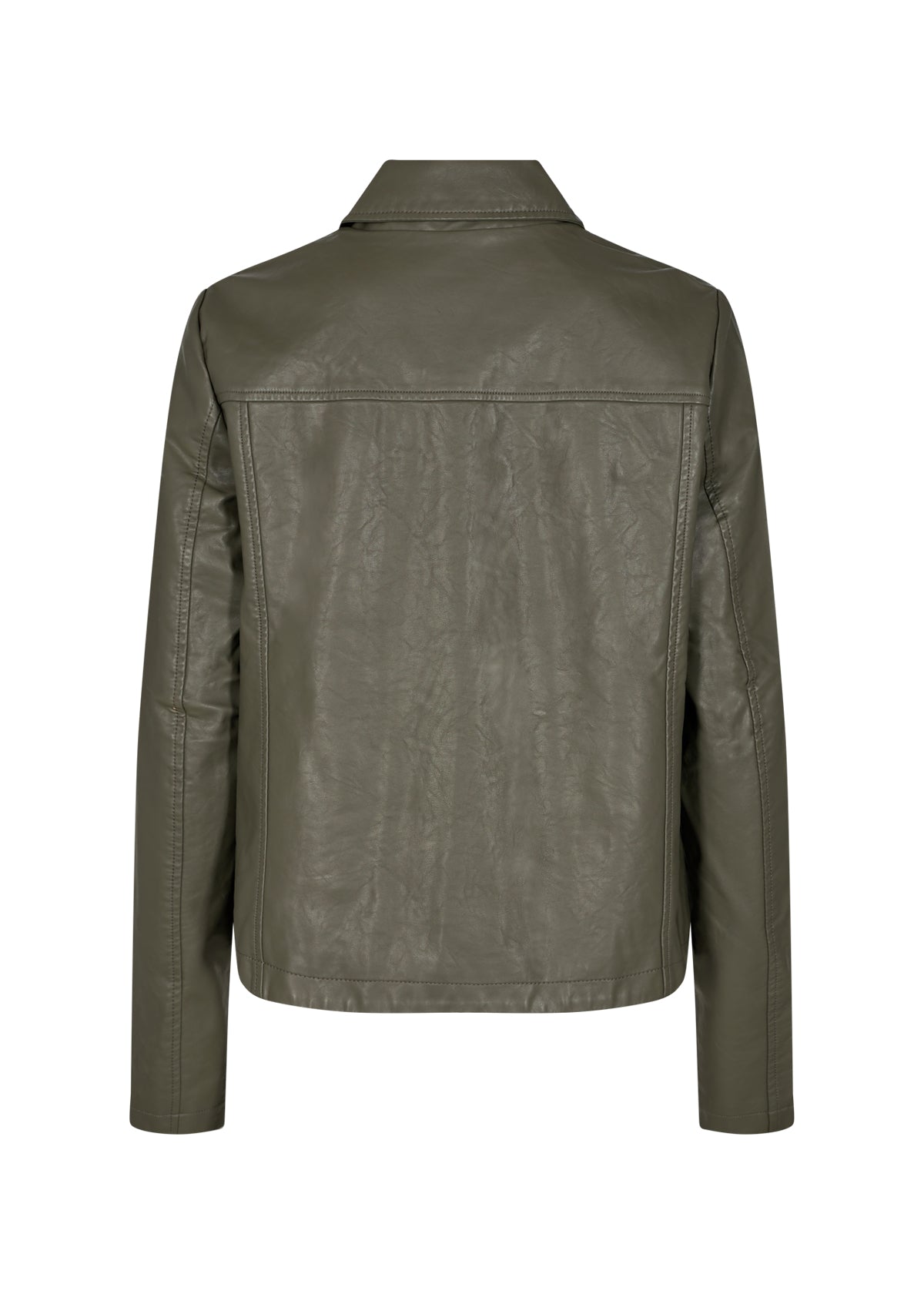 Soyaconcept - Gunilla Vegan Leather Jacket / Khaki