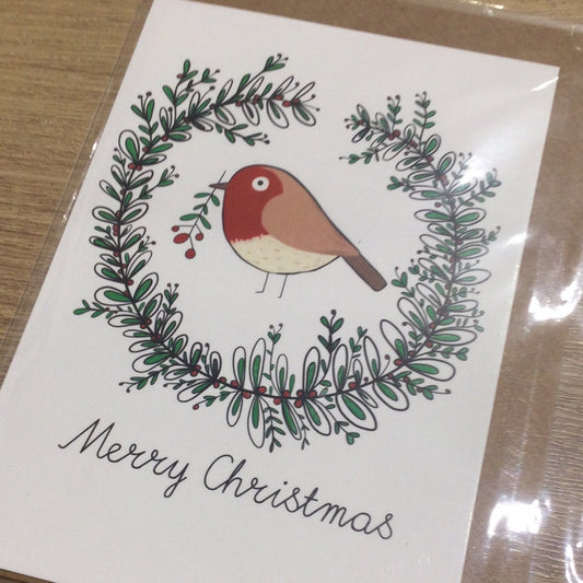 *Sands Robin ‘Merry Christmas’ Card designed by our own Stormiehud