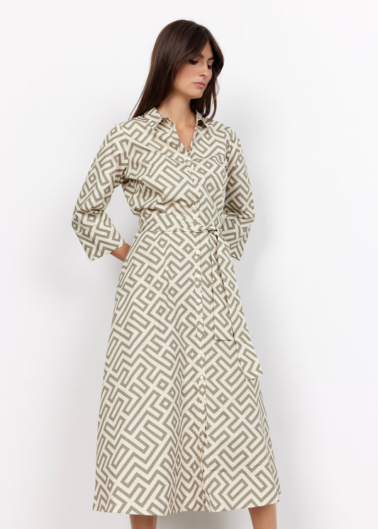 Soyaconcept - Kirsty Dress / Geometric Khaki