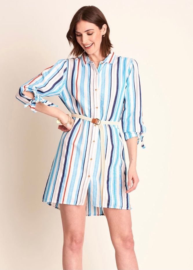 Hatley Caroline Stripe Shirt Dress * – SANDS