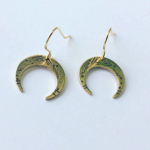 Stuff Made From Things - Venus Moon earrings