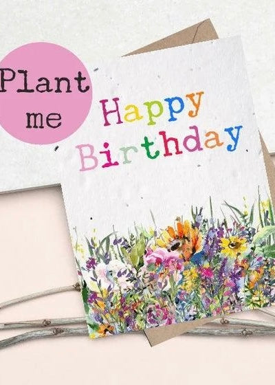 Emma Metcalf Plantable Wildflower  Birthday Card