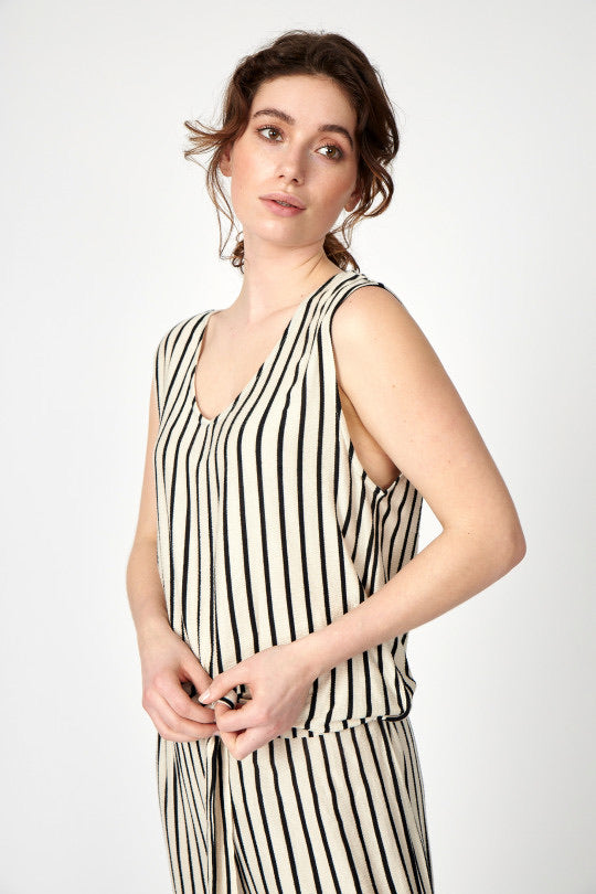 Soyaconcept - Irina Stripe Jumpsuit - Sands Boutique clothing and gifts
