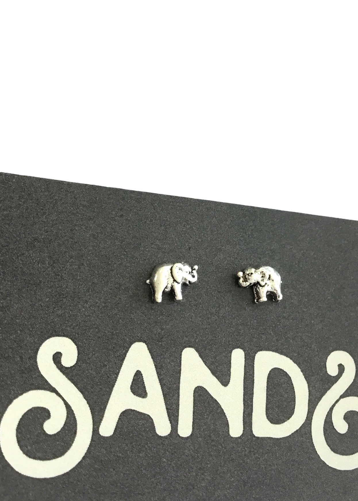Sands Silver Collection - Beautiful Elephant Studs