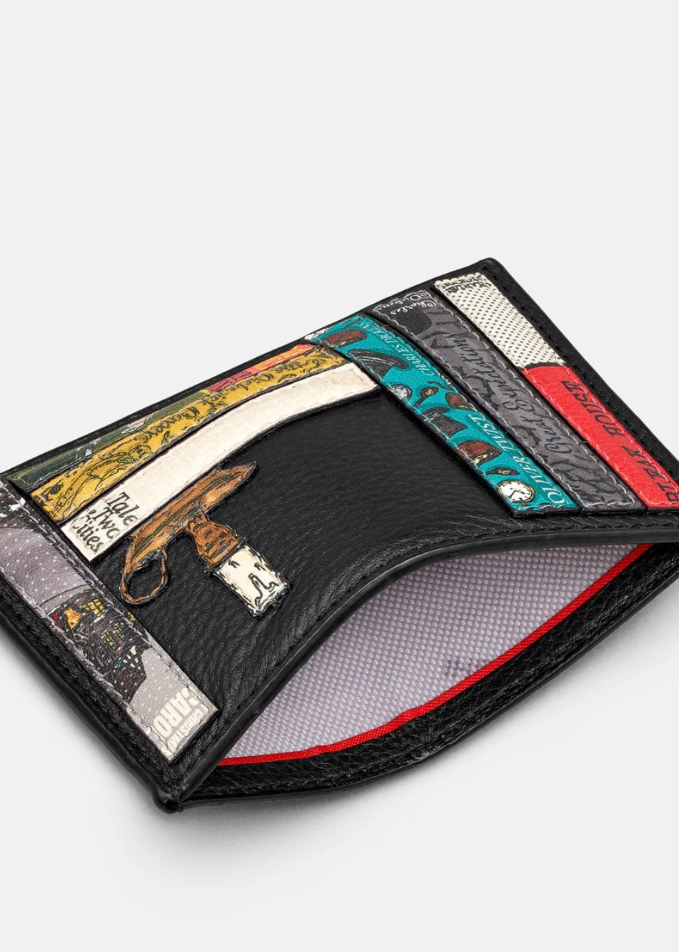 Yoshi Leather - Dickinson Bookworm Card Holder / Black