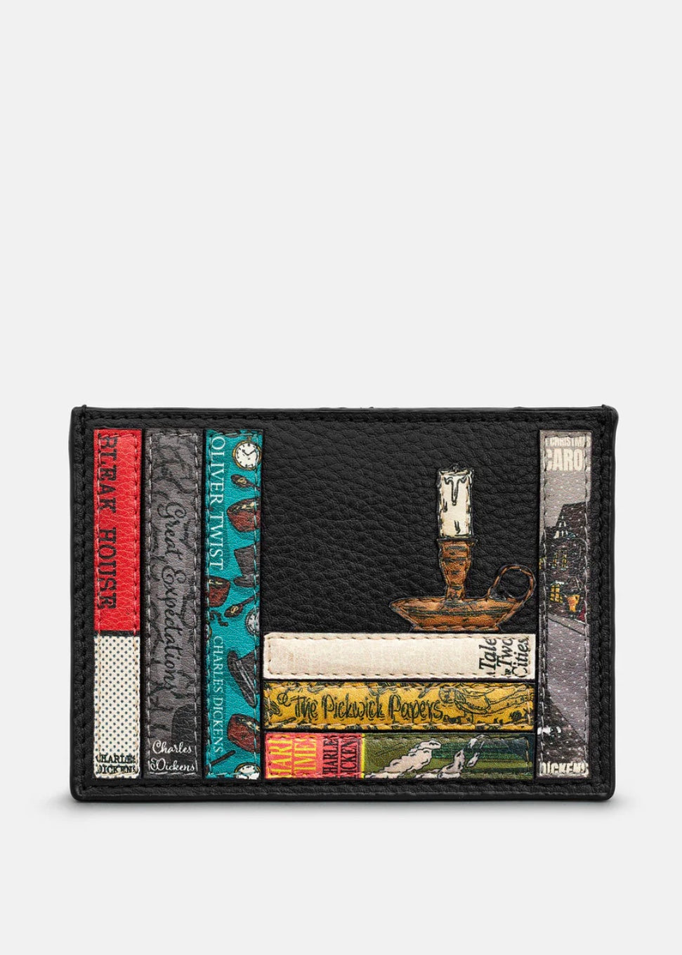 Yoshi Leather - Dickinson Bookworm Card Holder / Black