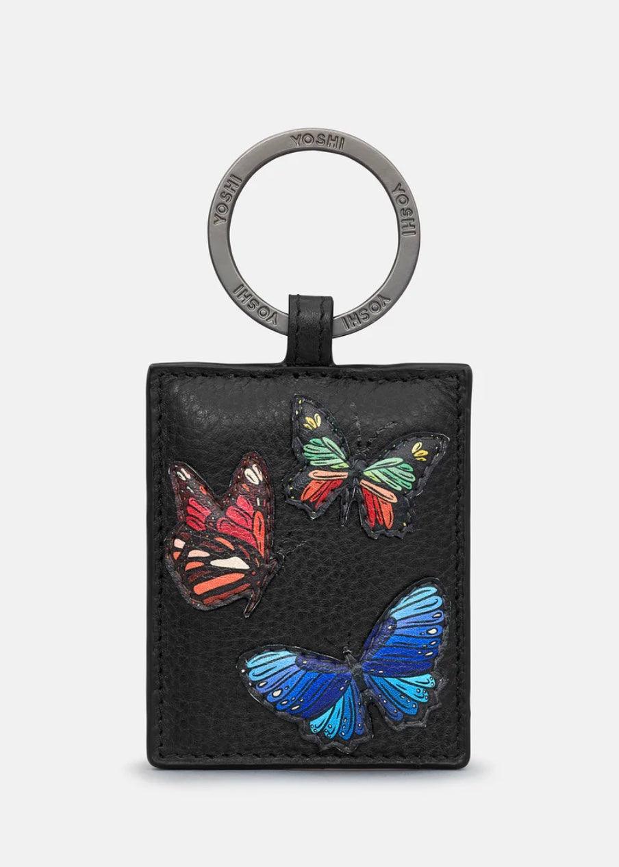 Yoshi Leather - Butterfly Keyring