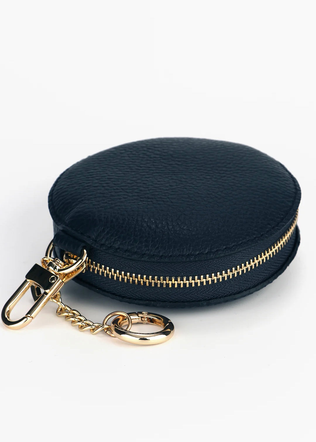 Sands - Leather Coin Purse / Navy
