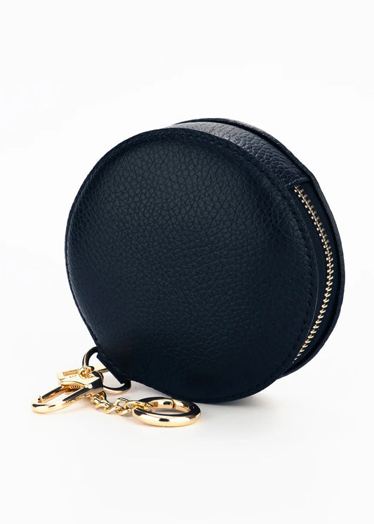 Sands - Leather Coin Purse / Navy