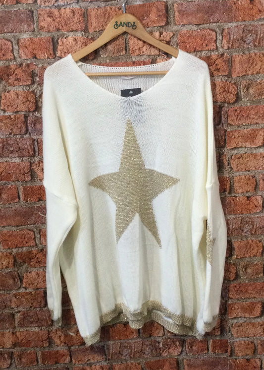 Sands - Star Knit (Plus Size) / Off white