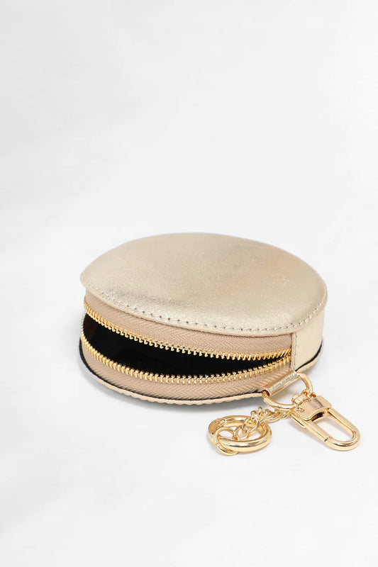 Sands - Leather Coin Purse / Gold