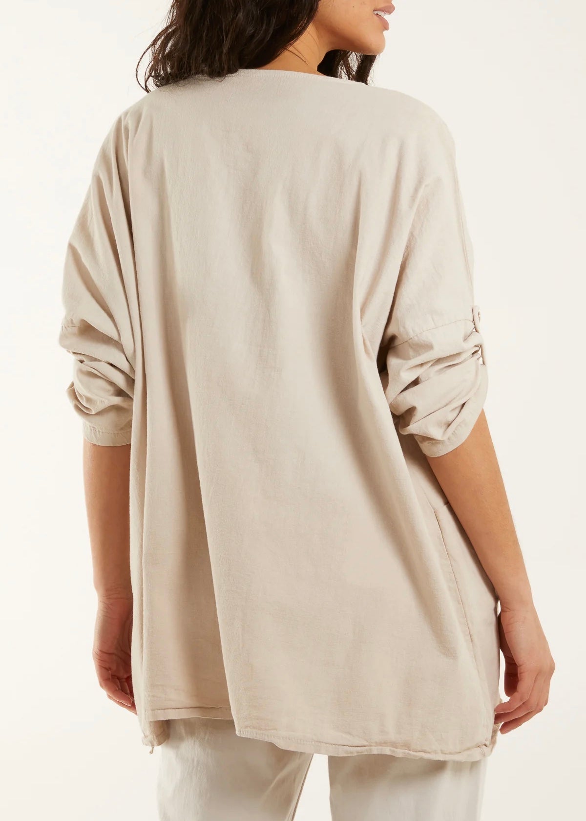 Sands - Relaxed Smock Top / Beige