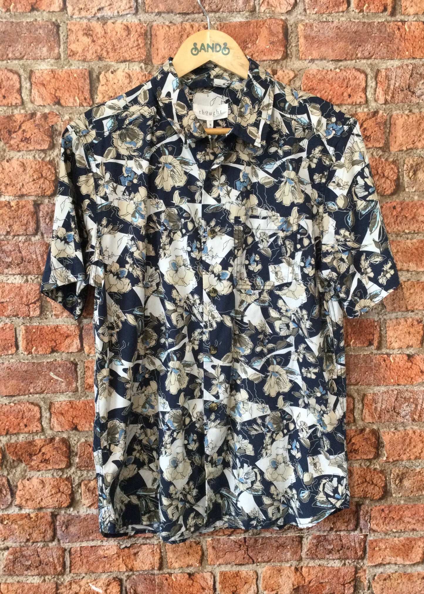 Thought - Camo Floral Shirt