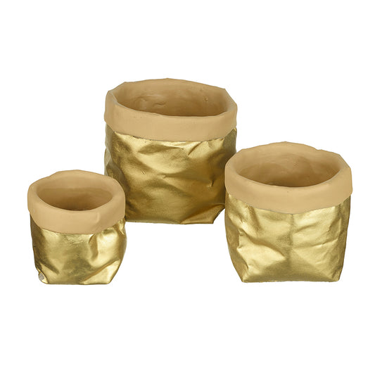 Sack Planters (Gold or Silver) Collection only)