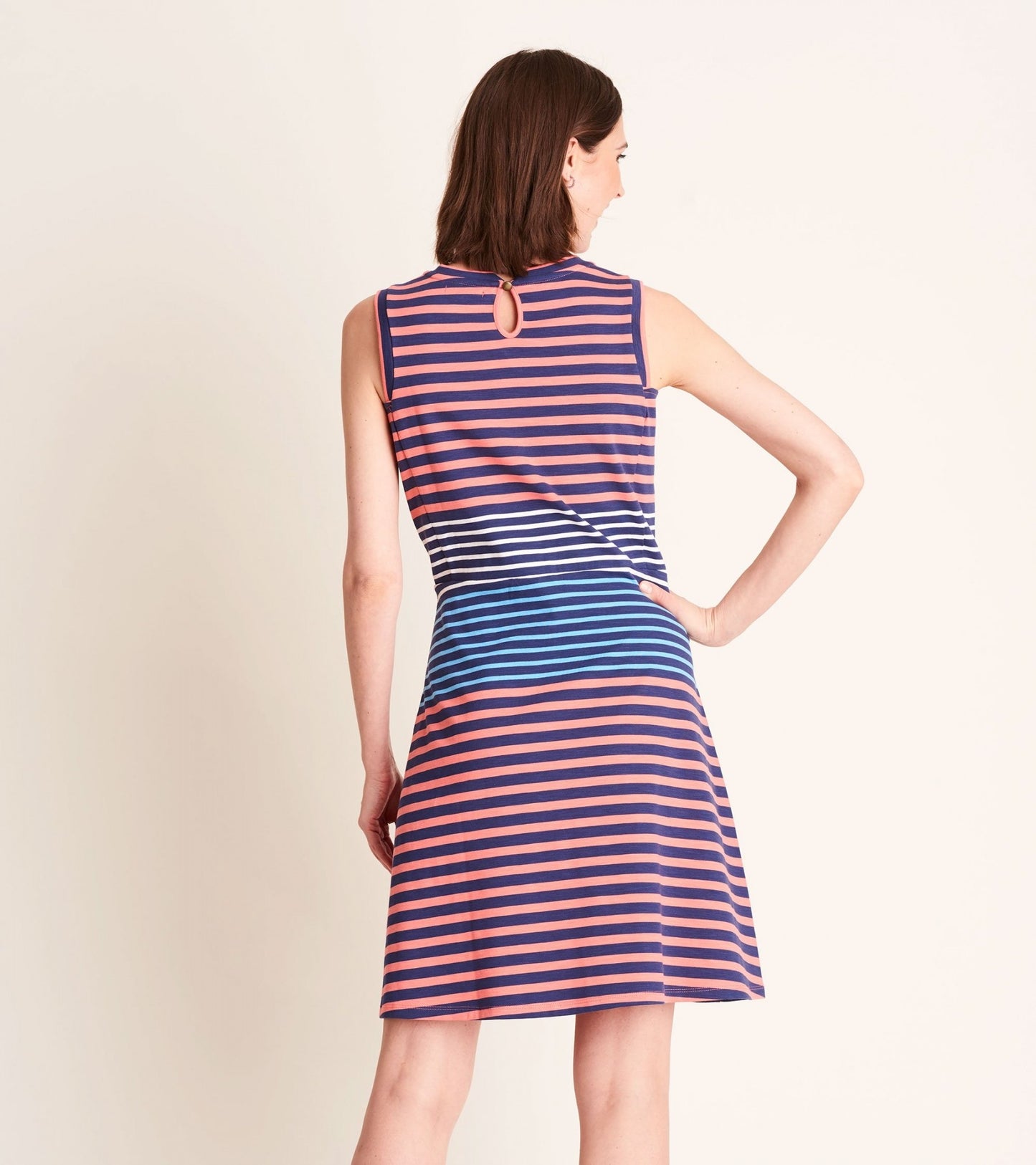 Hatley Sarah Dress - Navy Stripes *