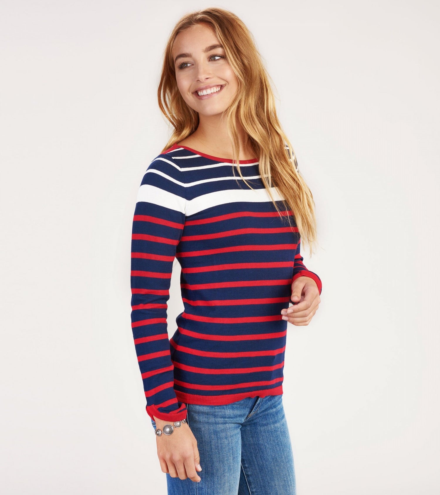Hatley Breton Sweater - Navy and Red Stripes - Sands Boutique clothing and gifts
