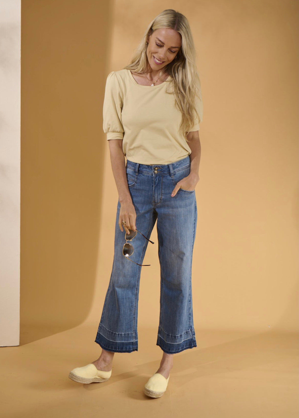 Red Button Jeans - Conny Culottes / Stone Used