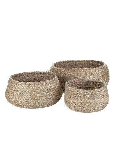 Handmade Tresco Baskets Set of 3