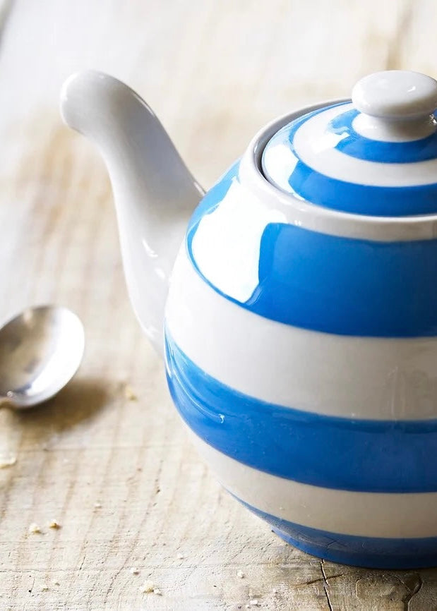 Cornishware Large Blue and White Betty Tea Pot