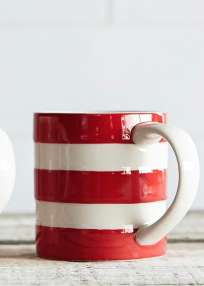 Cornishware 6 oz Mug - Red*
