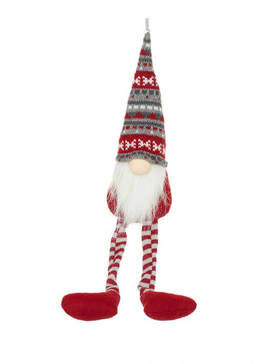 Sitting Springy Santa with Long Legs