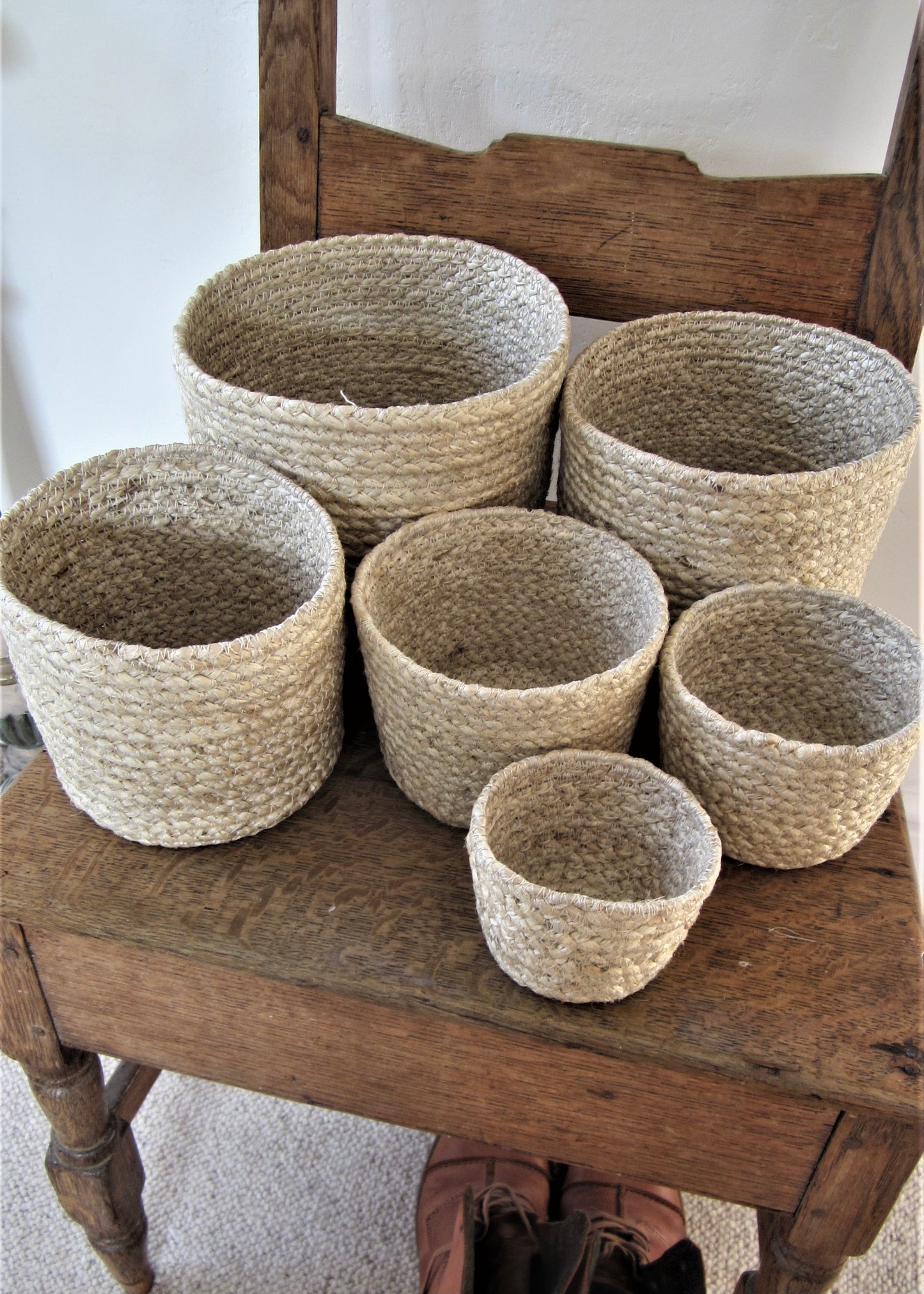 Handmade Charmouth Basket Set of Six