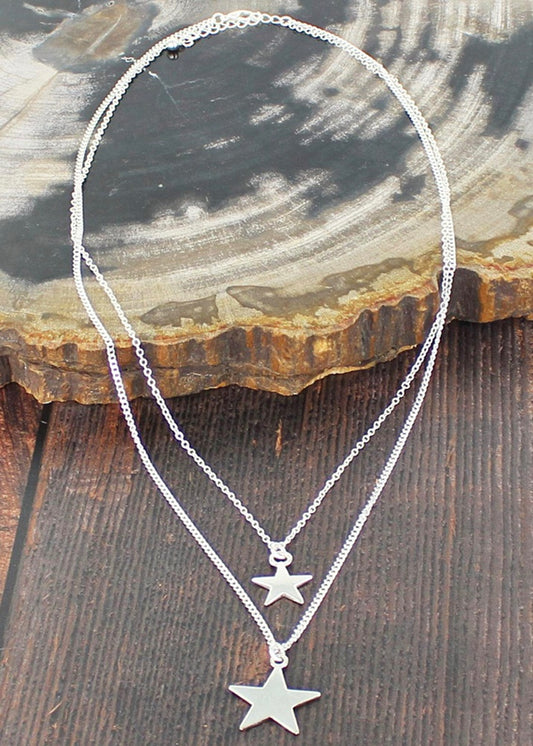 Double Strand Star Necklace
