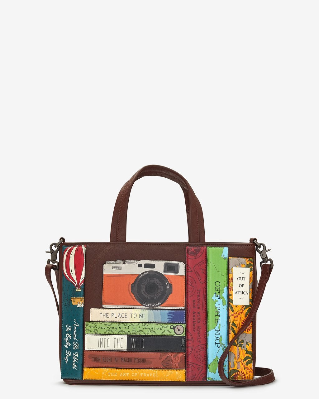 Yoshi Travel Bookworm Library Leather Grab Bag*