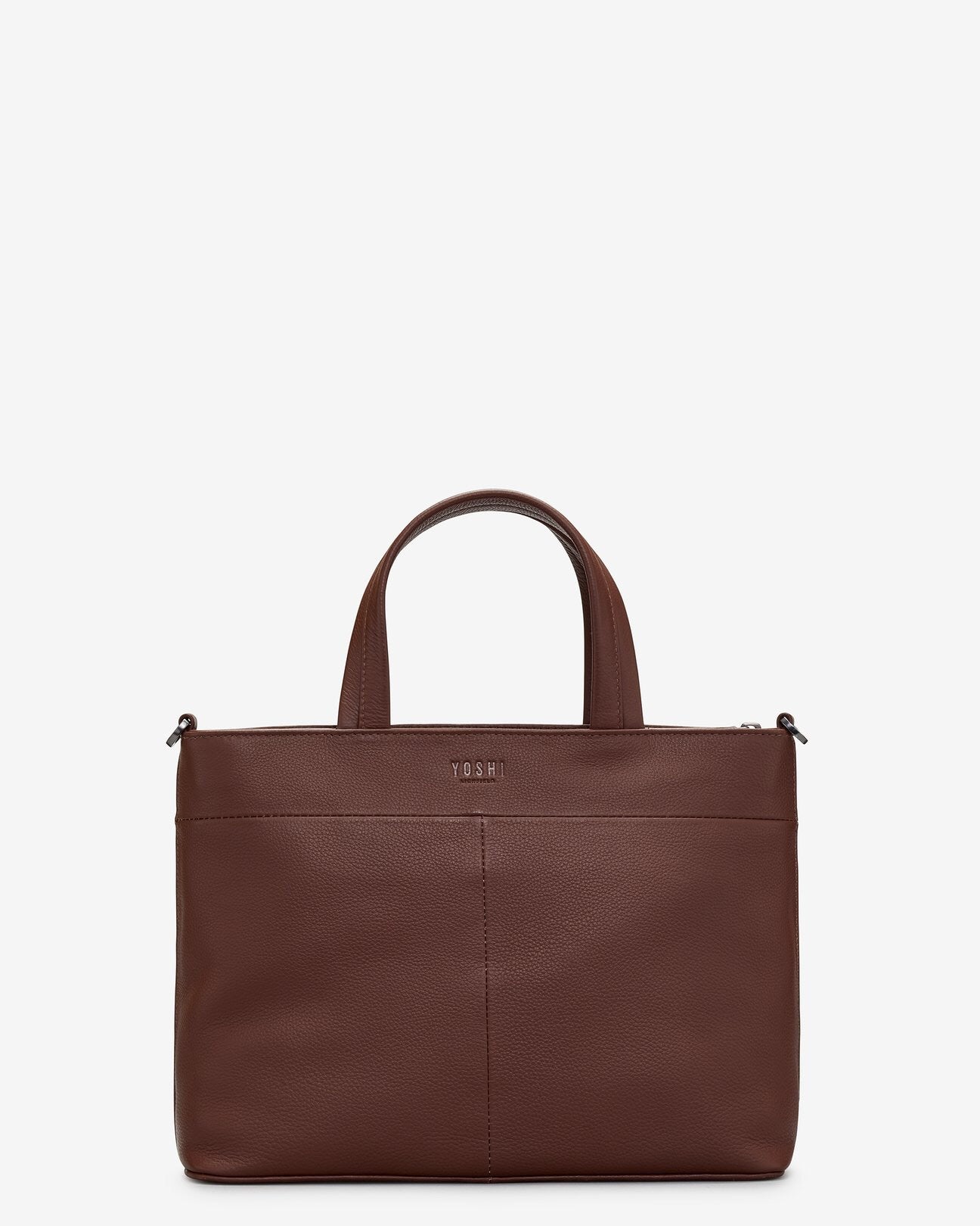 Yoshi Bookworm Brown Leather Multiway Grab Bag - Sands Boutique clothing and gifts