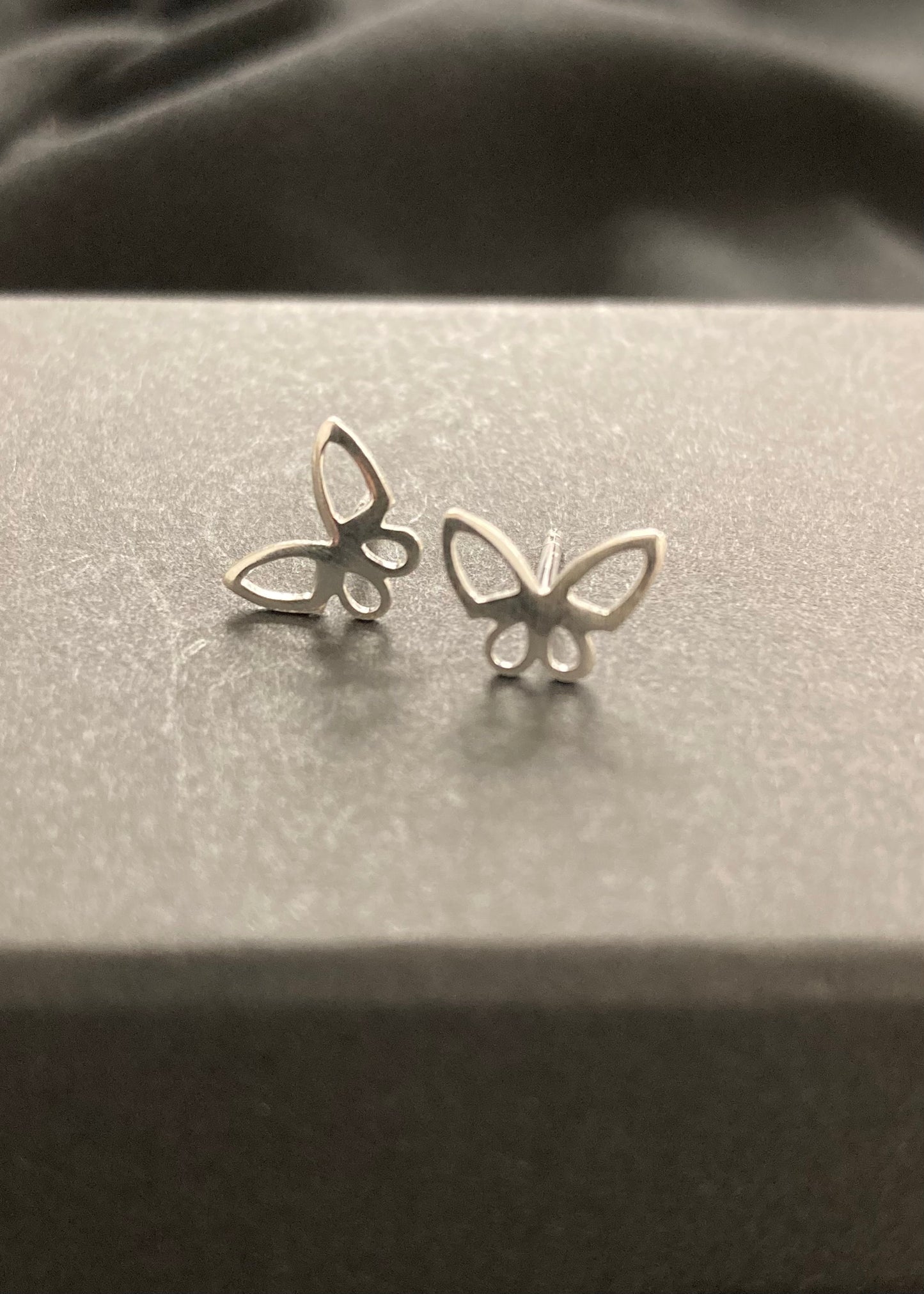 Sands Silver Collection - Pretty Open Butterfly Studs