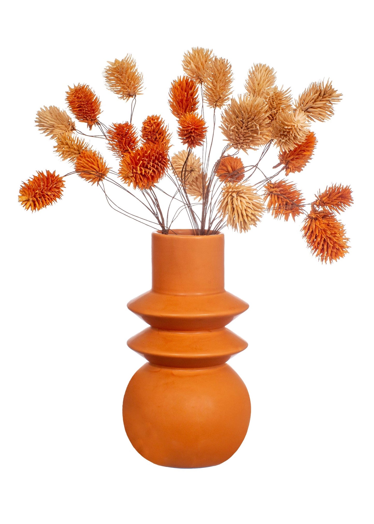 Terracota unique shaped vase