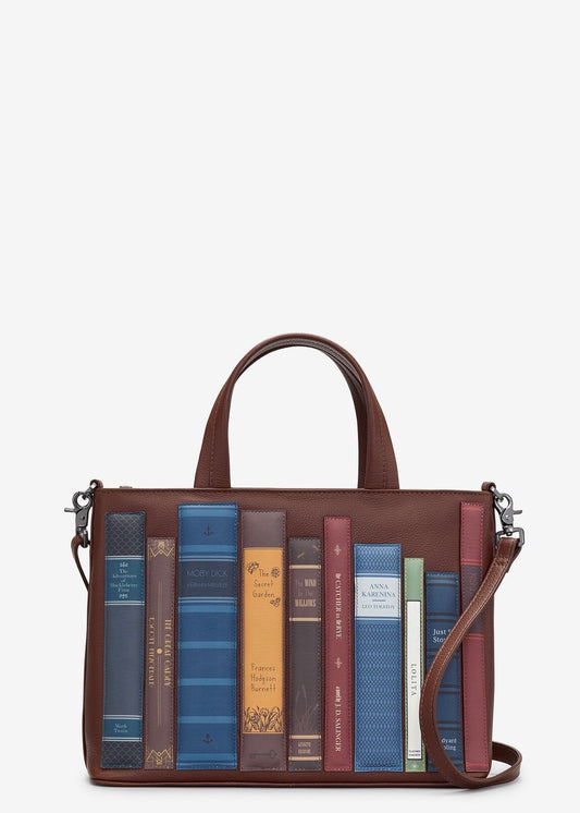 Yoshi Bookworm Brown Leather Multiway Grab Bag*