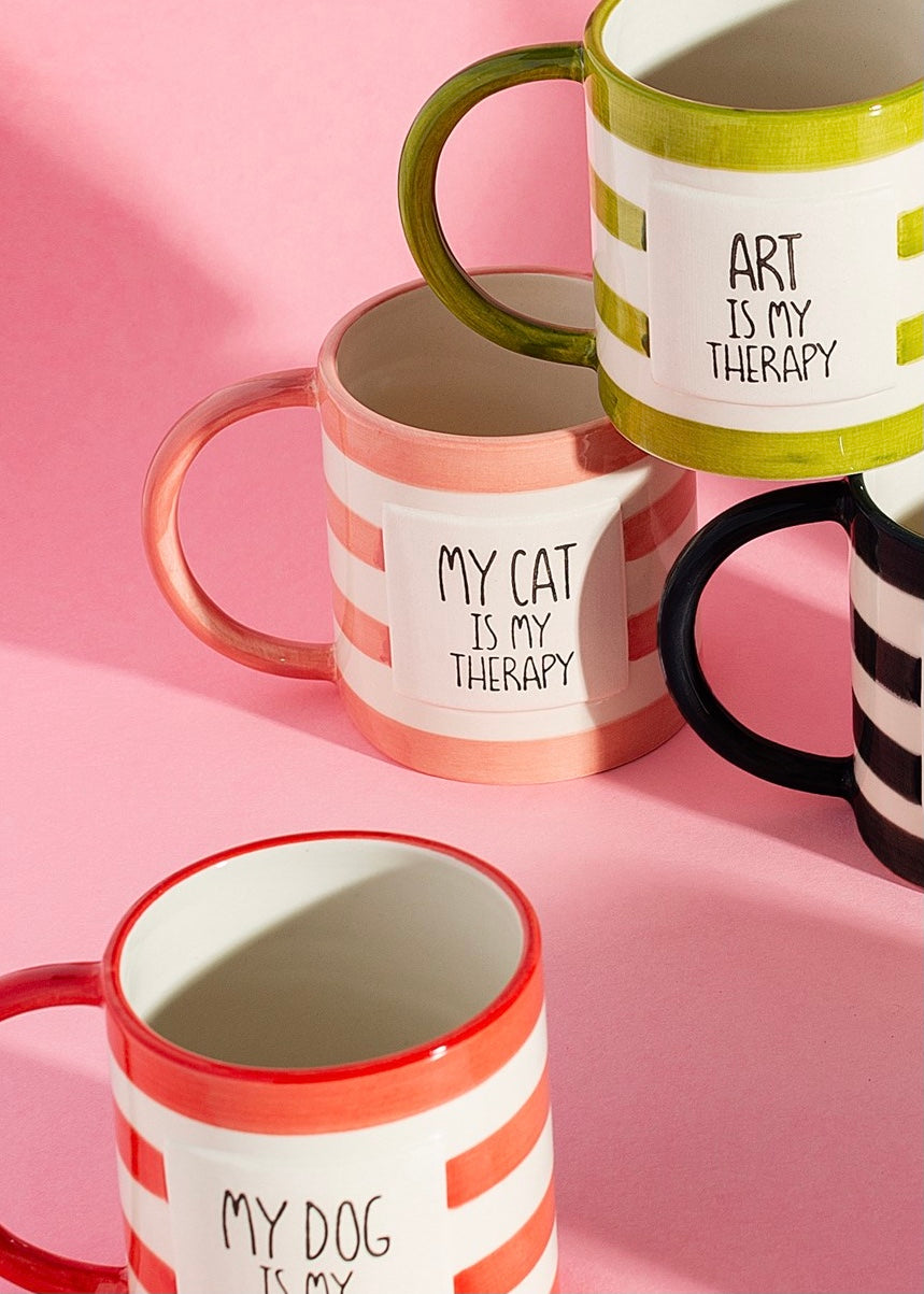 Sass and Belle Cat Therapy Mug
