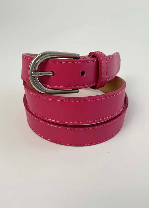 Luella Slim Real Leather Belts - 6 Colours