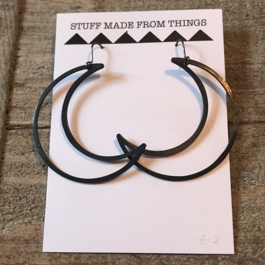 Stuff Made From Things - Big Mamma Moon Hoops (4 Colourways)