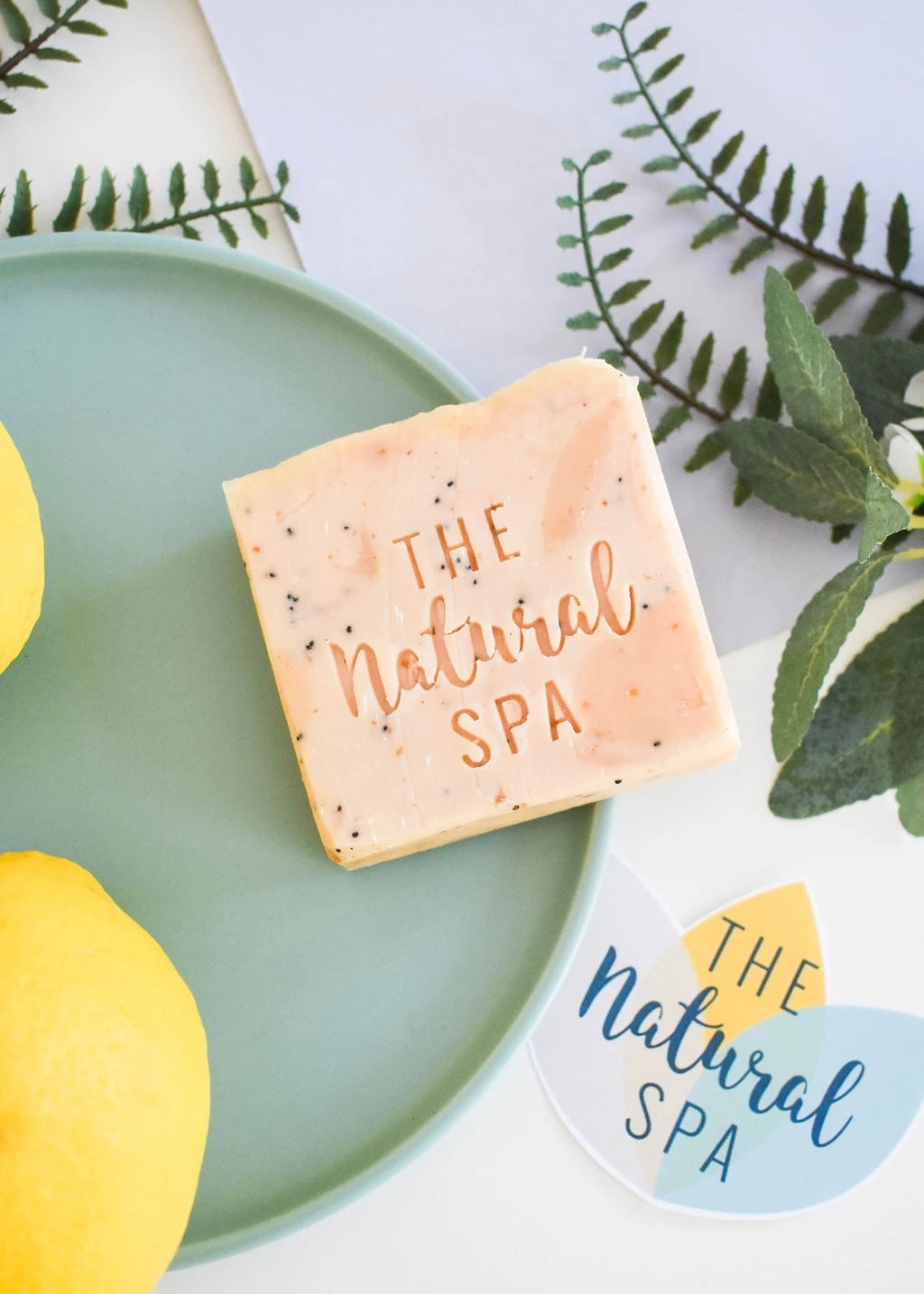 The Natural Spa - Cold Process Soap - Large - Lemon Sorbet
