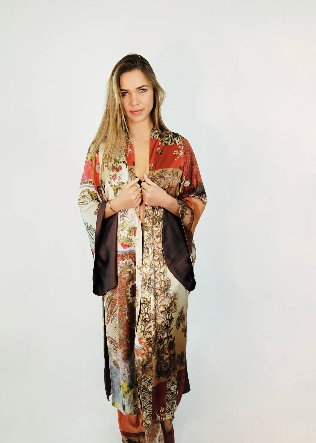 Sands French Designed Satin Kimono