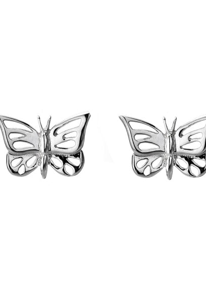 Silver Origins Butterfly Earrings