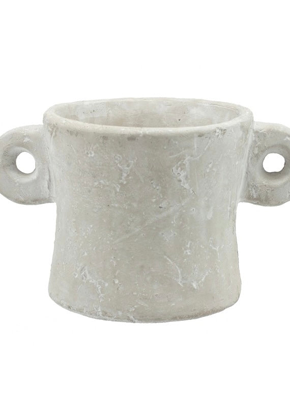 Handmade Grey Cement Pot