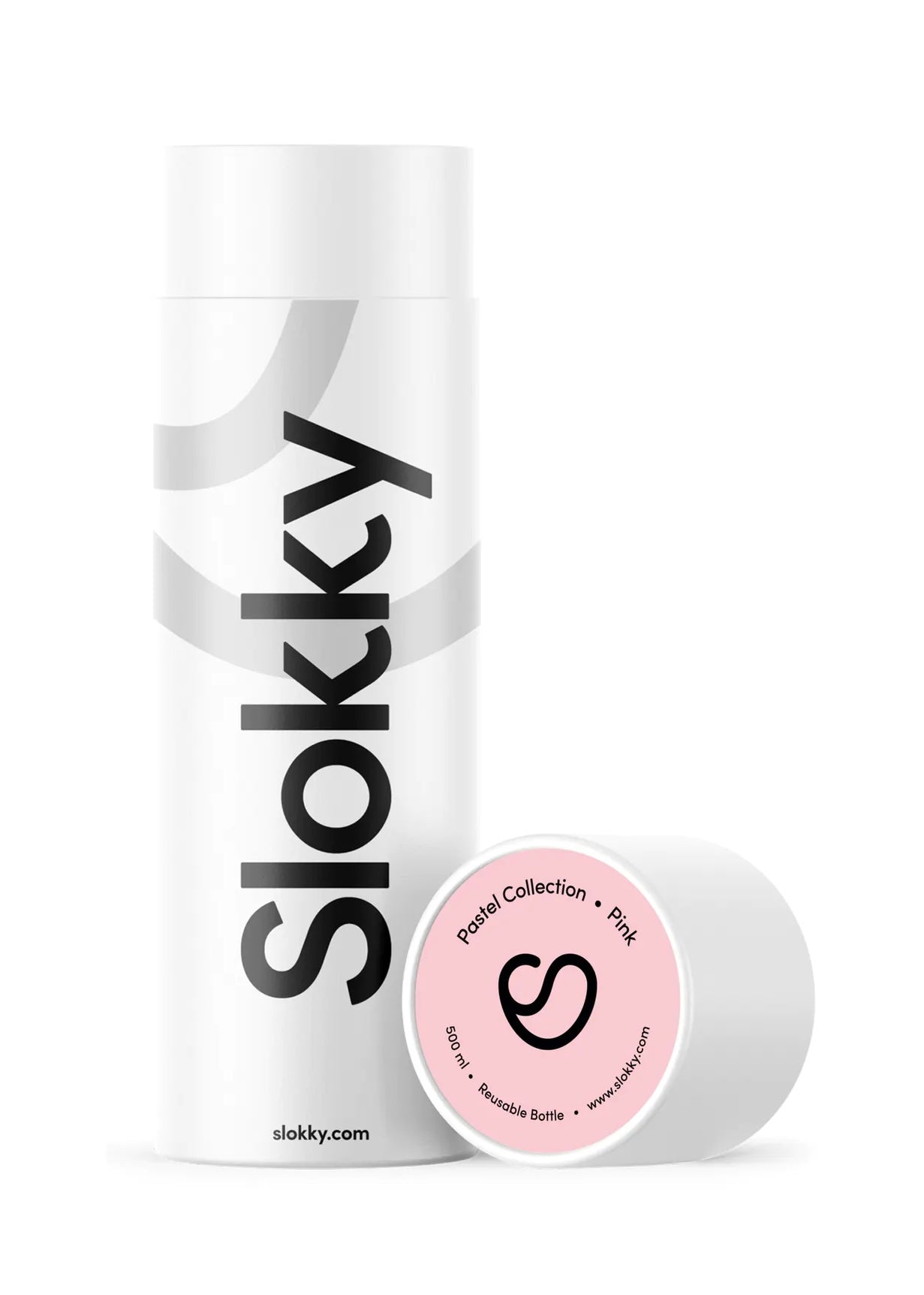 Slokky Pastel Roze Thermosfles & Drinkfles - 500ml