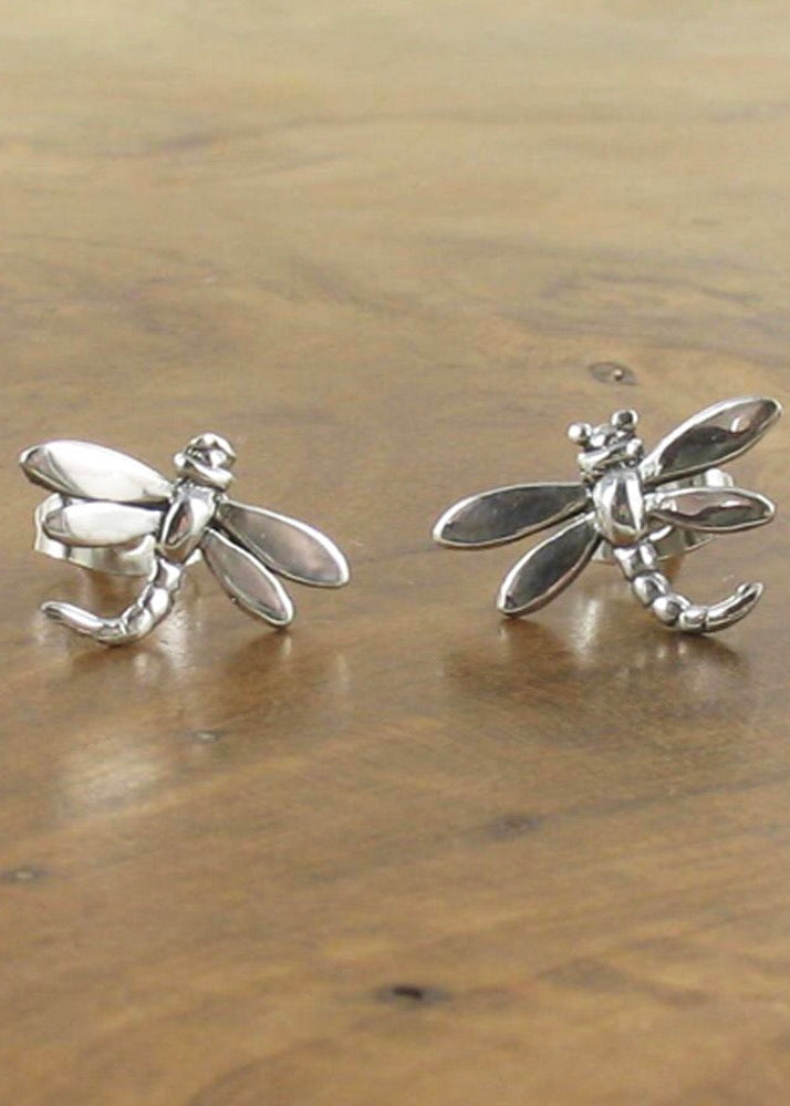 Sands Silver Dragonfly Earrings