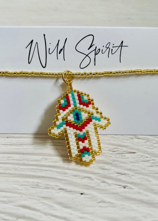 Wild Spirit Aztec Protection Hand Bracelet*