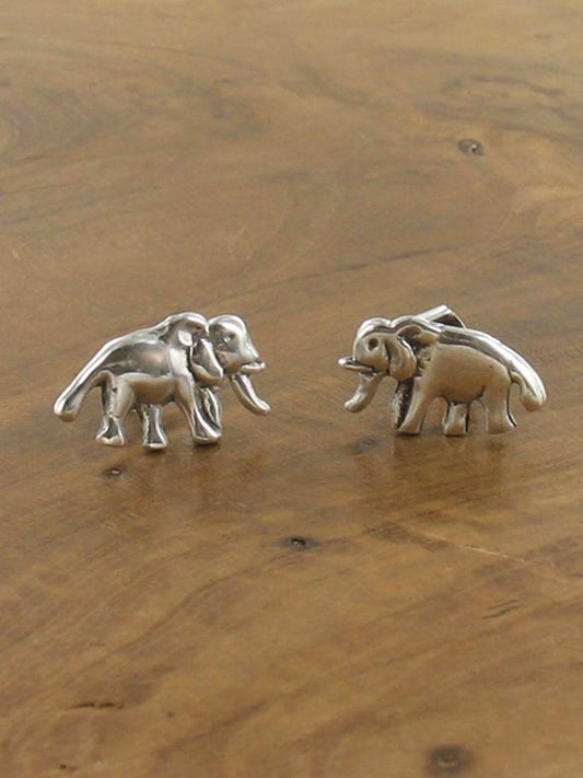 Sands Silver Elephant Earrings
