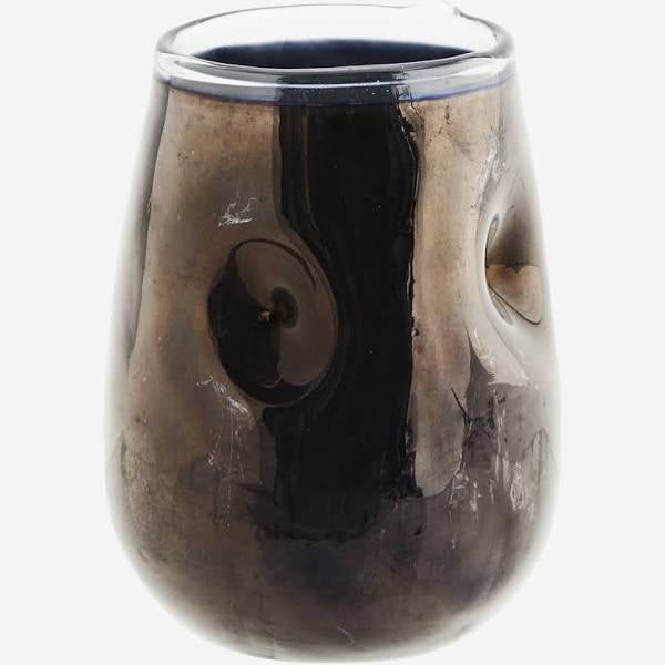 Madam Stoltz organic shaped glass vase