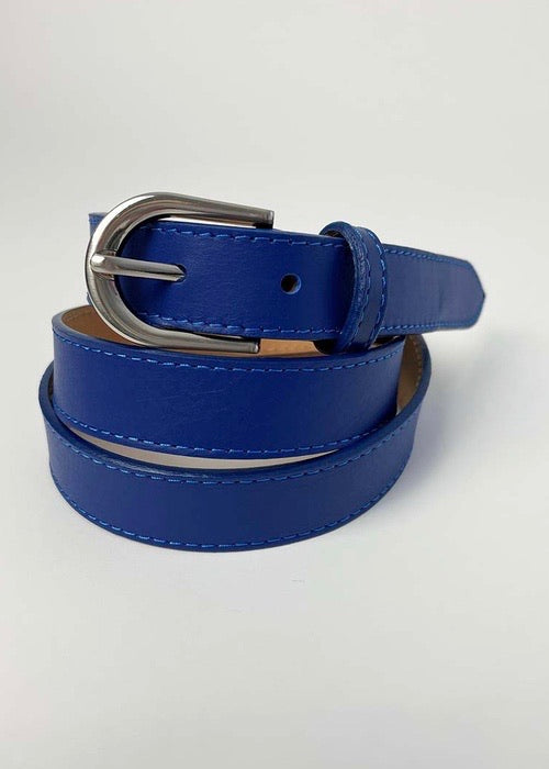 Luella Slim Real Leather Belts - 6 Colours