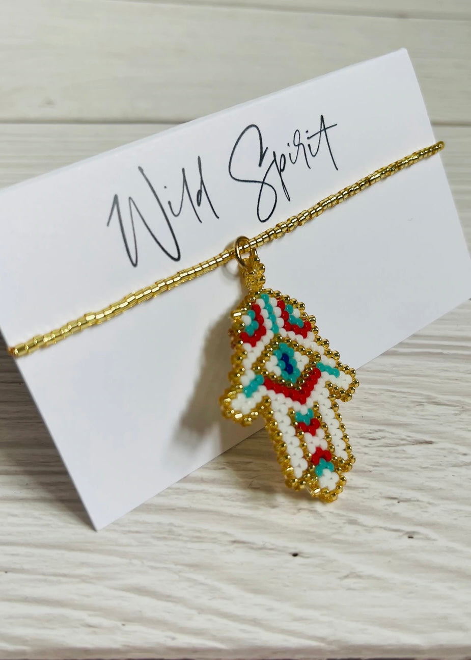 Wild Spirit Aztec Protection Hand Bracelet*